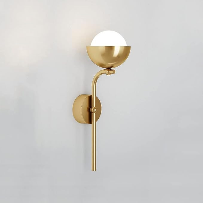 Wall Lamp Wall Light Brushed Brass Wall Lamps 1-Light Wall Sconce with Bulb Living Room Foyer Wal... | Amazon (US)