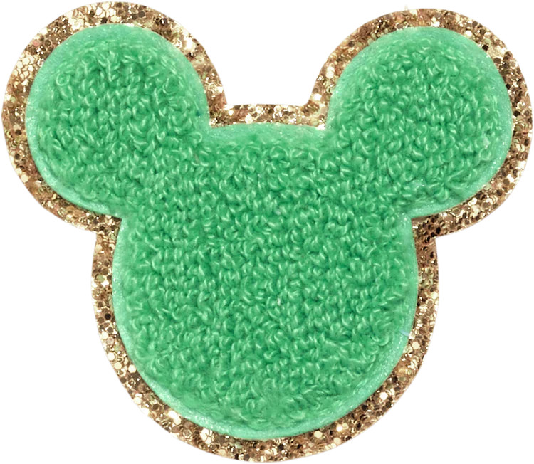 Avocado Disney Mickey Mouse Glitter Patch | Stoney Clover Lane