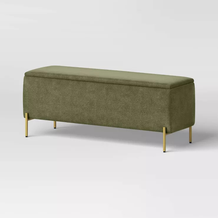 Ivy Upholstered Storage Bench - Threshold™ | Target