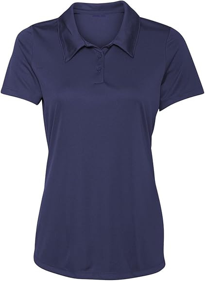 Women's Dry-Fit Golf Polo Shirts 3-Button Golf Polo's in 20 Colors XS-3XL Shirt | Amazon (US)