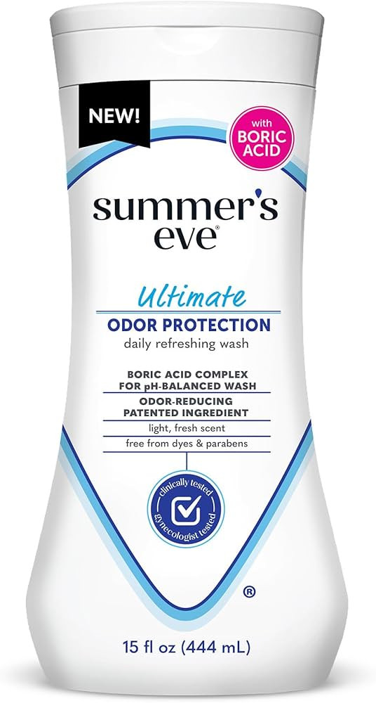 Summer's Eve, Ultimate Odor Control, Feminine Body Wash with Boric Acid, Removes Odor, Feminine W... | Amazon (US)