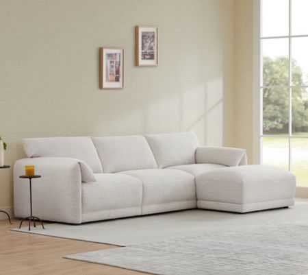 Boucle 4 - Piece Modular Sectional with Ottoman

#LTKStyleTip #LTKHome