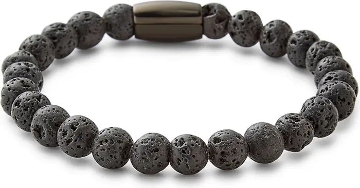 Men's Lava Rock Bead Bracelet | Nordstrom