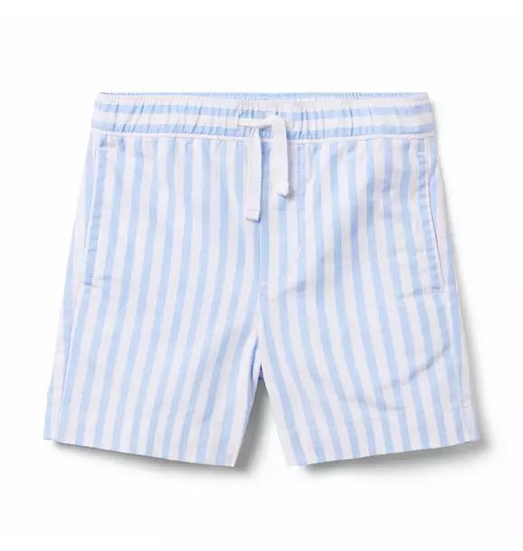 Striped Poplin Pull-On Short | Janie and Jack