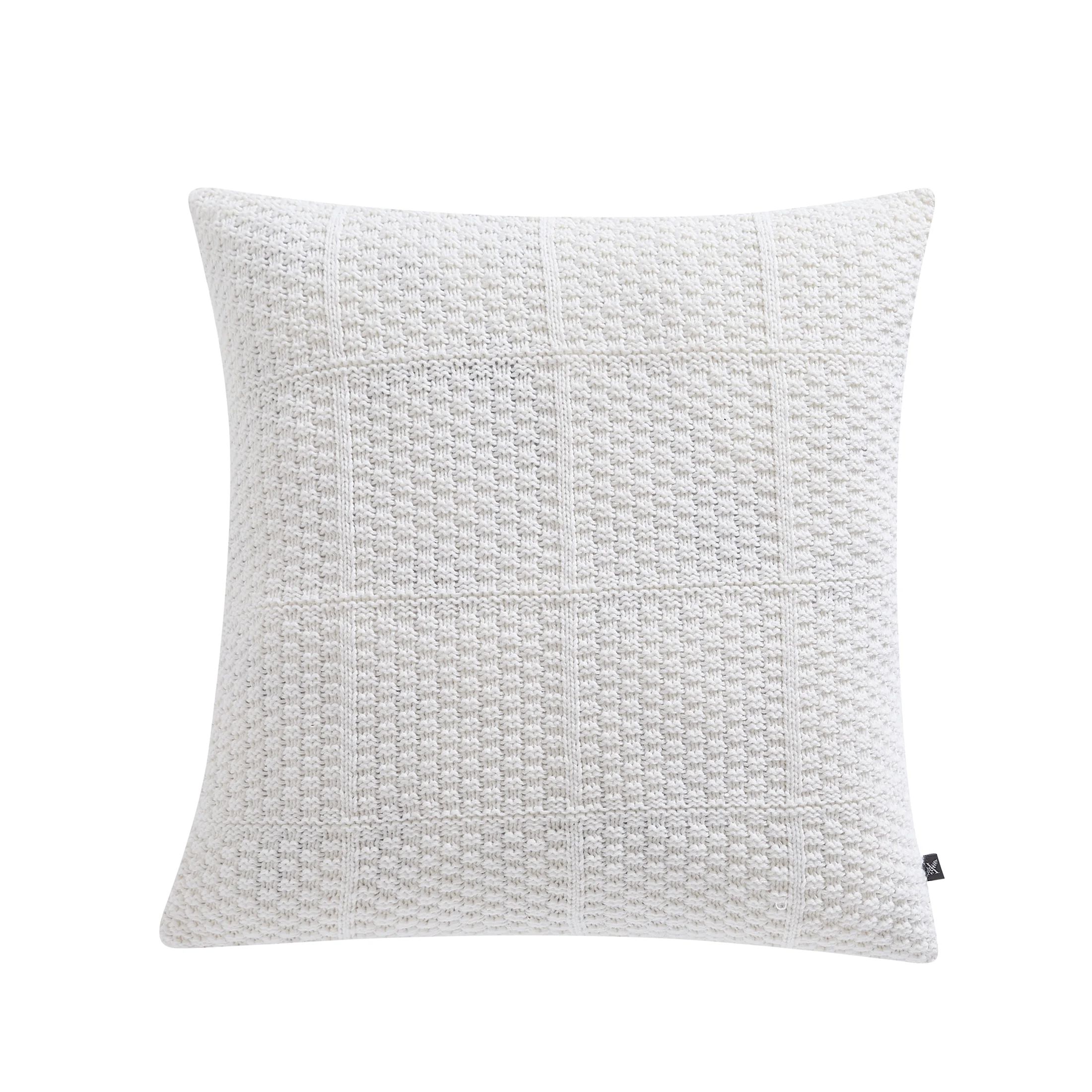 My Texas House 22" x 22" Kelsey Ivory Acrylic Knit Decorative Pillow | Walmart (US)