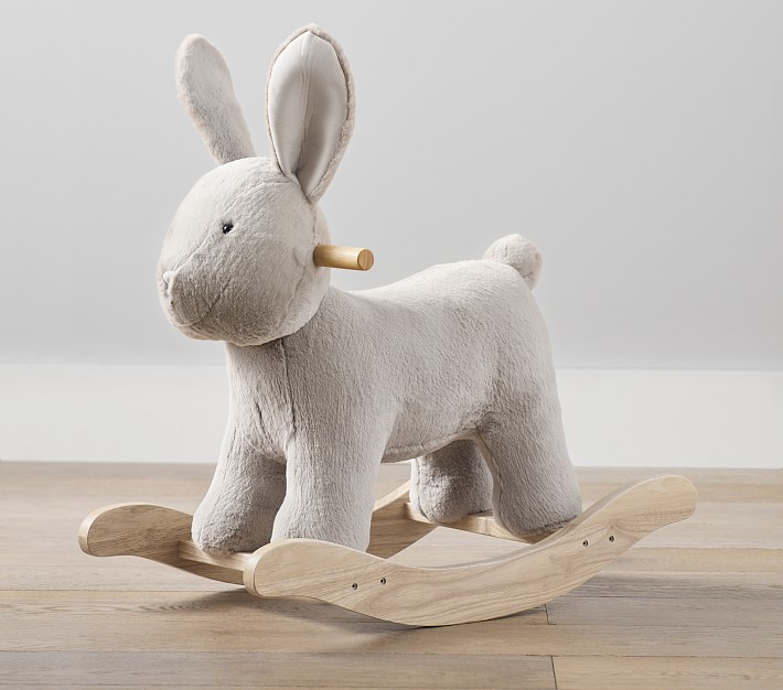 Bunny Critter Plush Nursery Rocker | Pottery Barn Kids