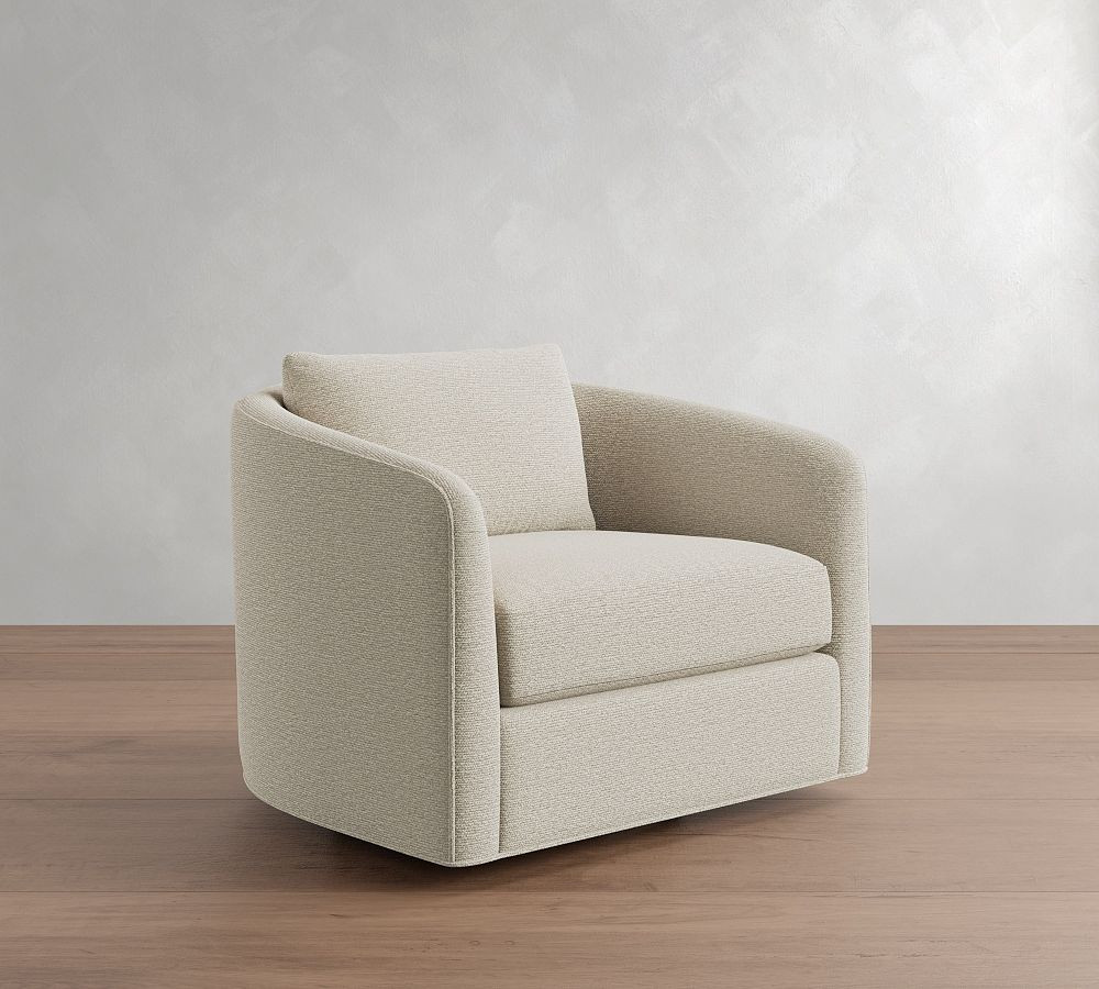 Remmy Swivel Chair | Pottery Barn (US)
