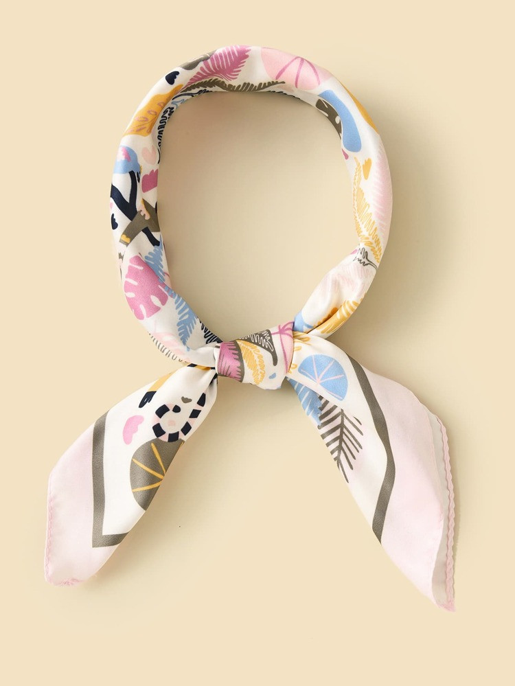 Floral Printed Square Scarf | SHEIN