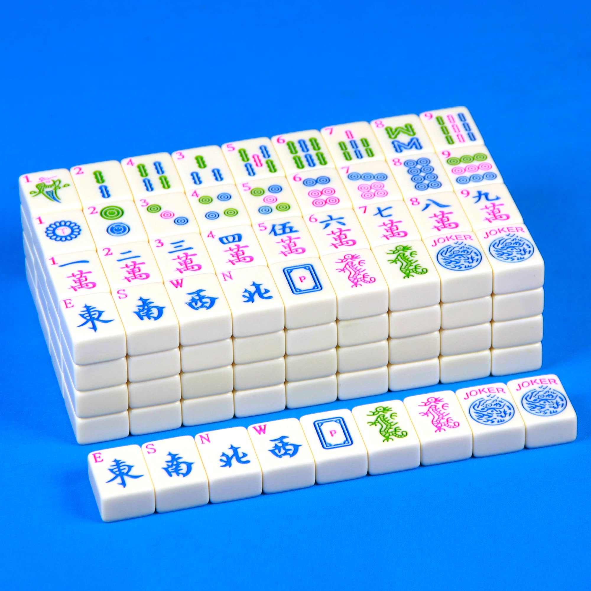 American Mahjong Set 166 Mahjong Tile Set American Mahjong Game Set 1.2-inch Mahjong Set | Amazon (US)