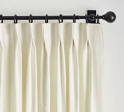 Emery Linen Pinch Pleat Curtain | Pottery Barn (US)