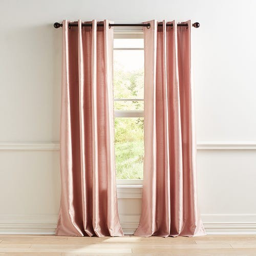 Hamilton Grommet Blush 108" Curtain | Pier 1 Imports