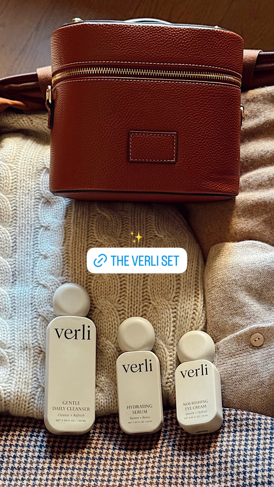 Verli non-toxic hormone safe skincare. Amazon makeup bag