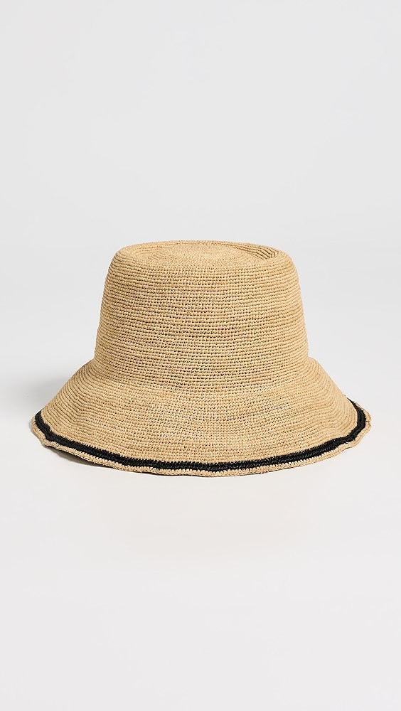 Stripe Edge Modern Crochet Bucket Hat | Shopbop