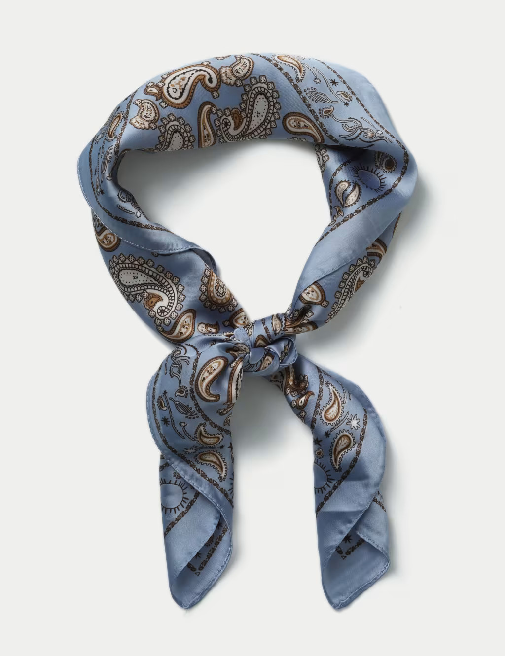Red Paisley Cotton Scarf | Marks & Spencer (UK)