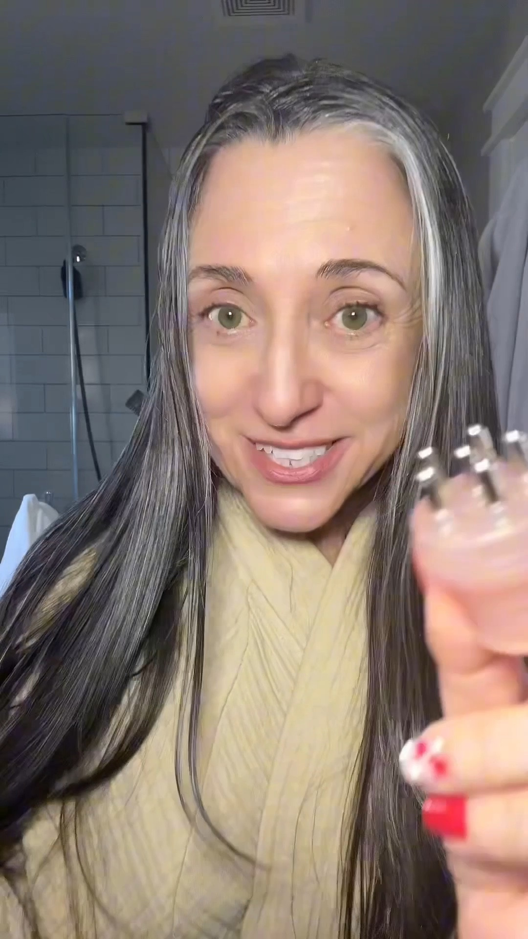 If you oil your scalp, this makes it 10x easier. The Kitsch hair & scalp oil applicator delivers oil directly to the roots for even, mess-free scalp oiling. no dripping, no greasy hands. Perfect for hair growth routines, dry scalp, and healthy scalp care. Works great with the @kitsch hair oil! 
#scalpoiling #hairoilingroutine #hairgrowthroutine #scalpcare #healthyscalp #hairgrowthtips #oilinghair #curlyhairroutine #wavyhairroutine #protectivestyling #kitsch #hairtok #scalptreatment

#LTKBeauty #LTKgrwm #LTKselfcare