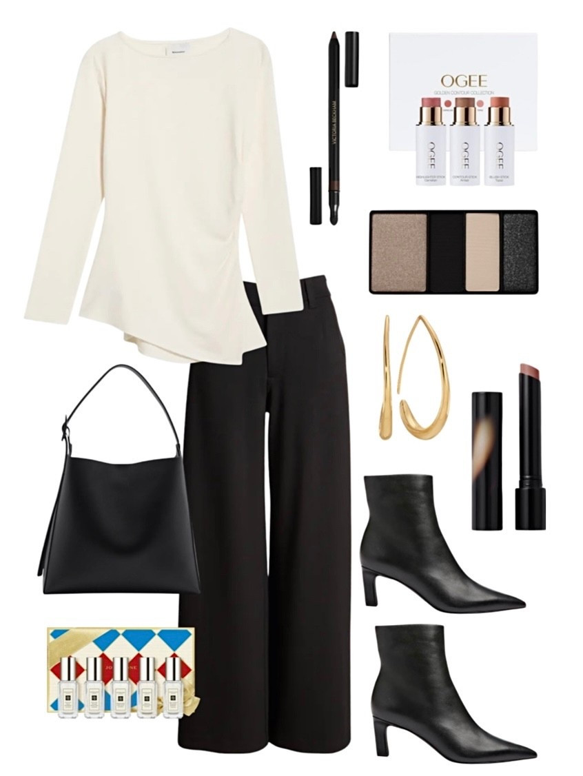 Under $100 outfit
Black pants 
Black boots 
Hobo bag 

#LTKOver40 #LTKFindsUnder100 #LTKSeasonal