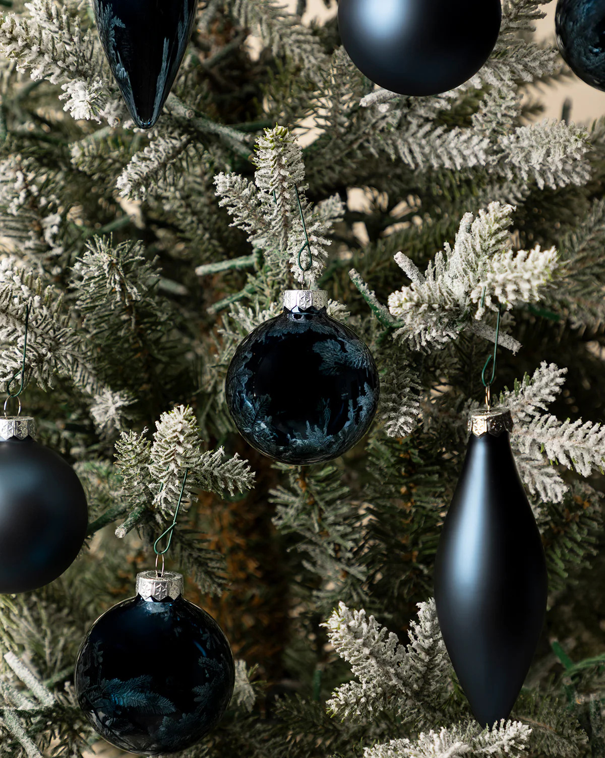 Assorted Ornaments Navy (Set of 10) | McGee & Co. (US)