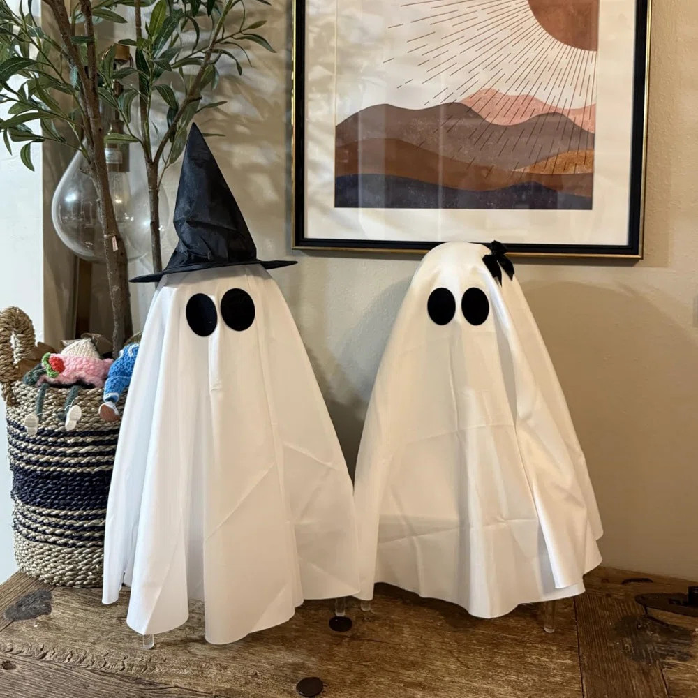 Latitude Run® [Timer] Light Up Halloween Ghost Decorations, Set of 2 | Wayfair | Wayfair North America