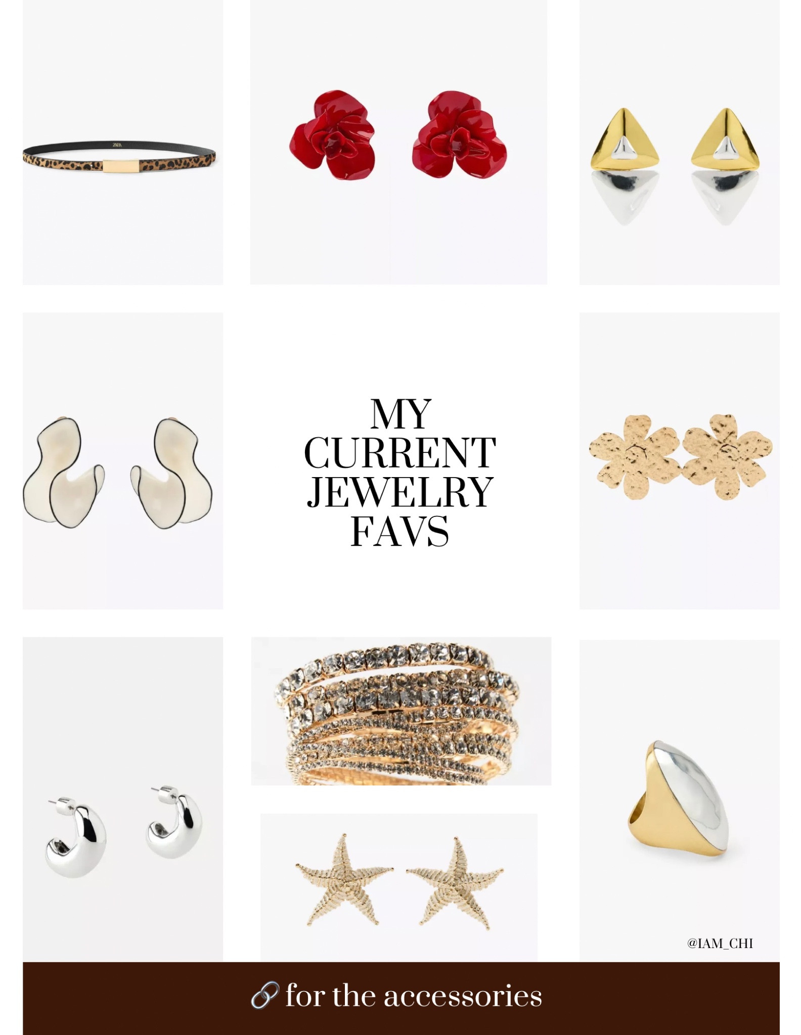 Zara has dropped their spring jewelry and they are sooo cute! Here are my favs so far. Shopping them before they sell out! 