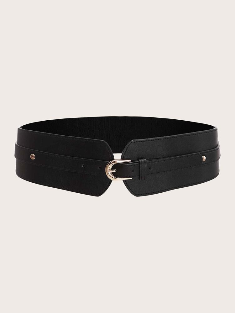 Solid Buckle Corset Belt | SHEIN