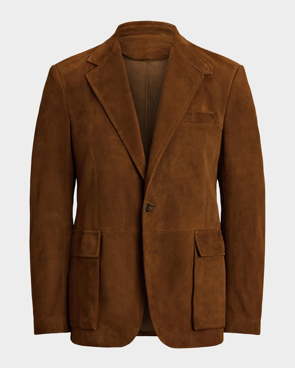Men's The RL67 Suede Two-Button Sport Jacket | Neiman Marcus
