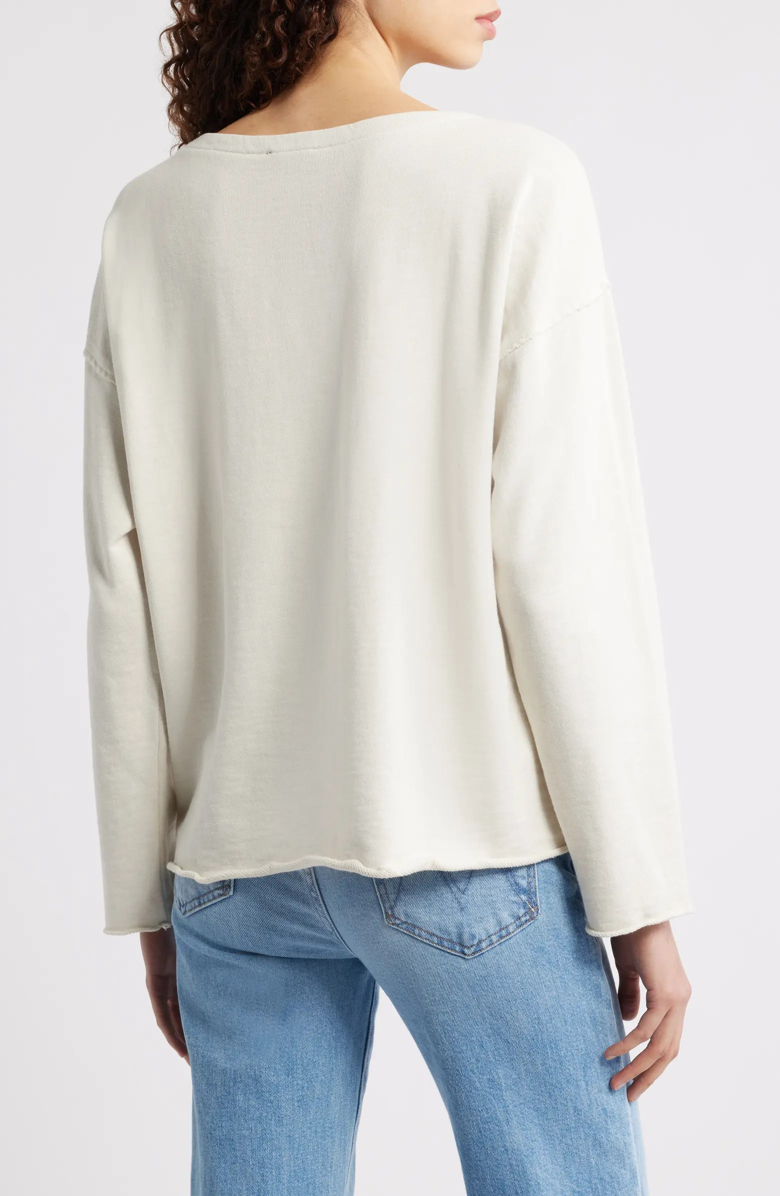 Bateau Neck Boxy Top | Nordstrom