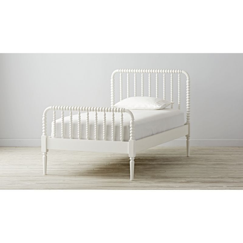 Jenny Lind White Bed | Crate & Barrel