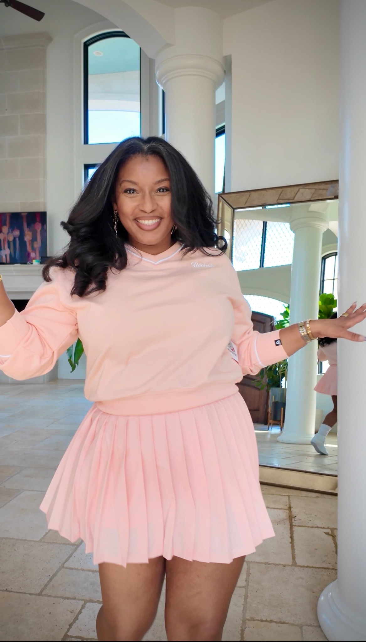 These Reebok  tennis skirt sets from Walmart are so cute for the Spring. Available size XS to XXXL.

Both pieces are under $25!!


Will absolutely be added to my mom uniform rotation. Great for errands or looking cute for a hot mom walk. 

Wearing a medium sweater (cut oversized) and large skirt. 

#LTKActive #LTKMidsize #LTKPlusSize