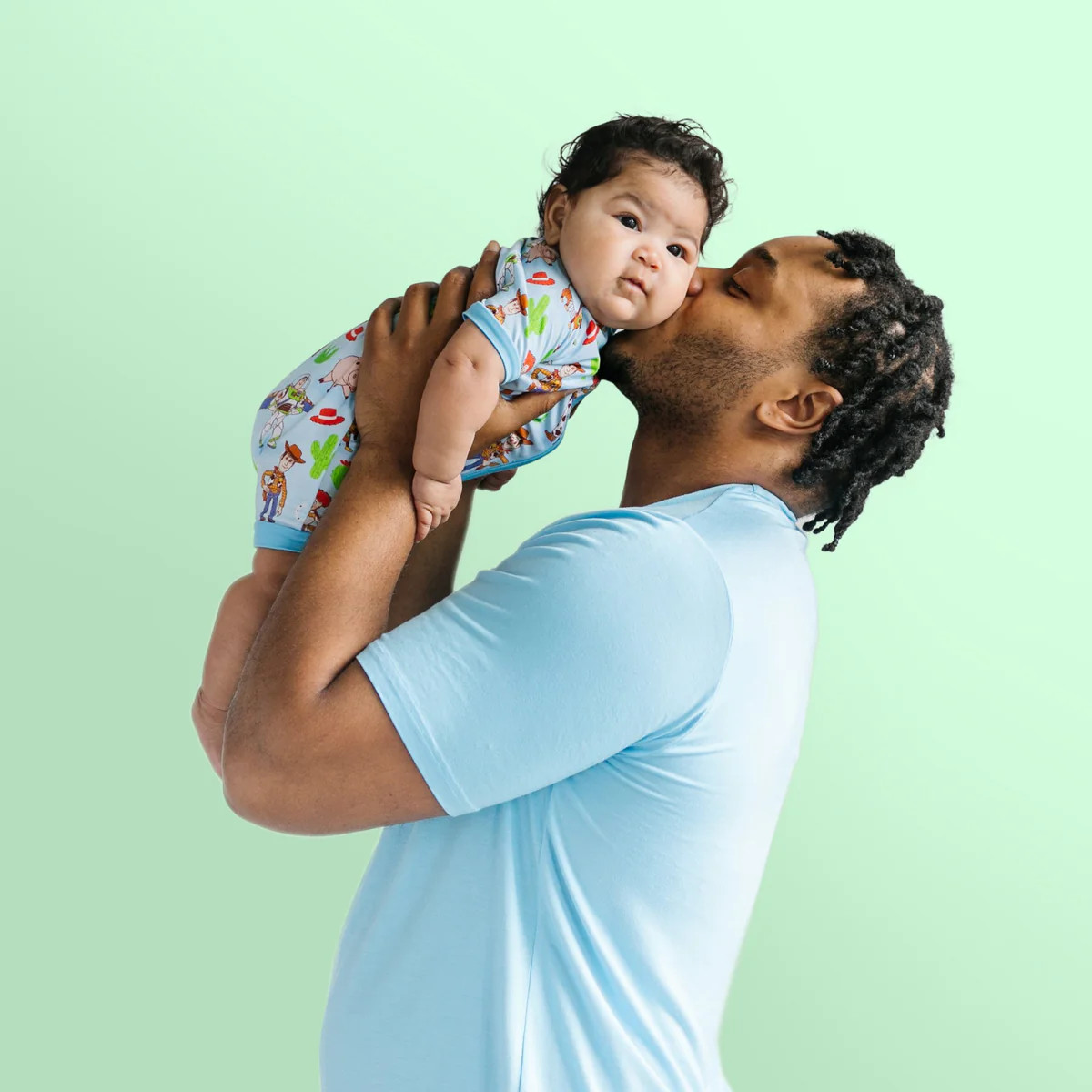 Disney and Pixar Toy Story Men's Short Sleeve Bamboo Viscose Pajama Top | Little Sleepies