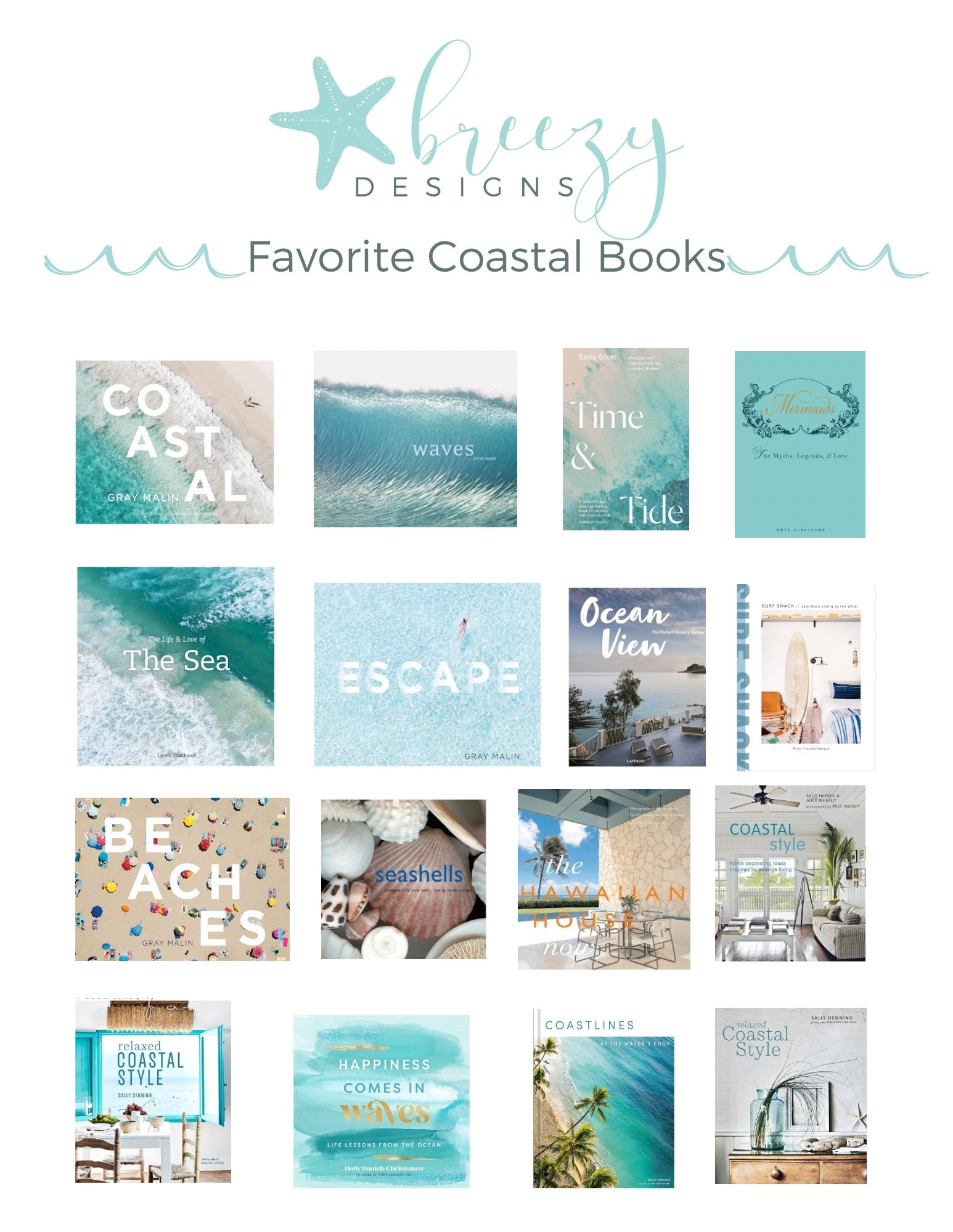 My favorite coastal books! 🤍 📖🌊

#LTKHome #LTKU #LTKFindsUnder100