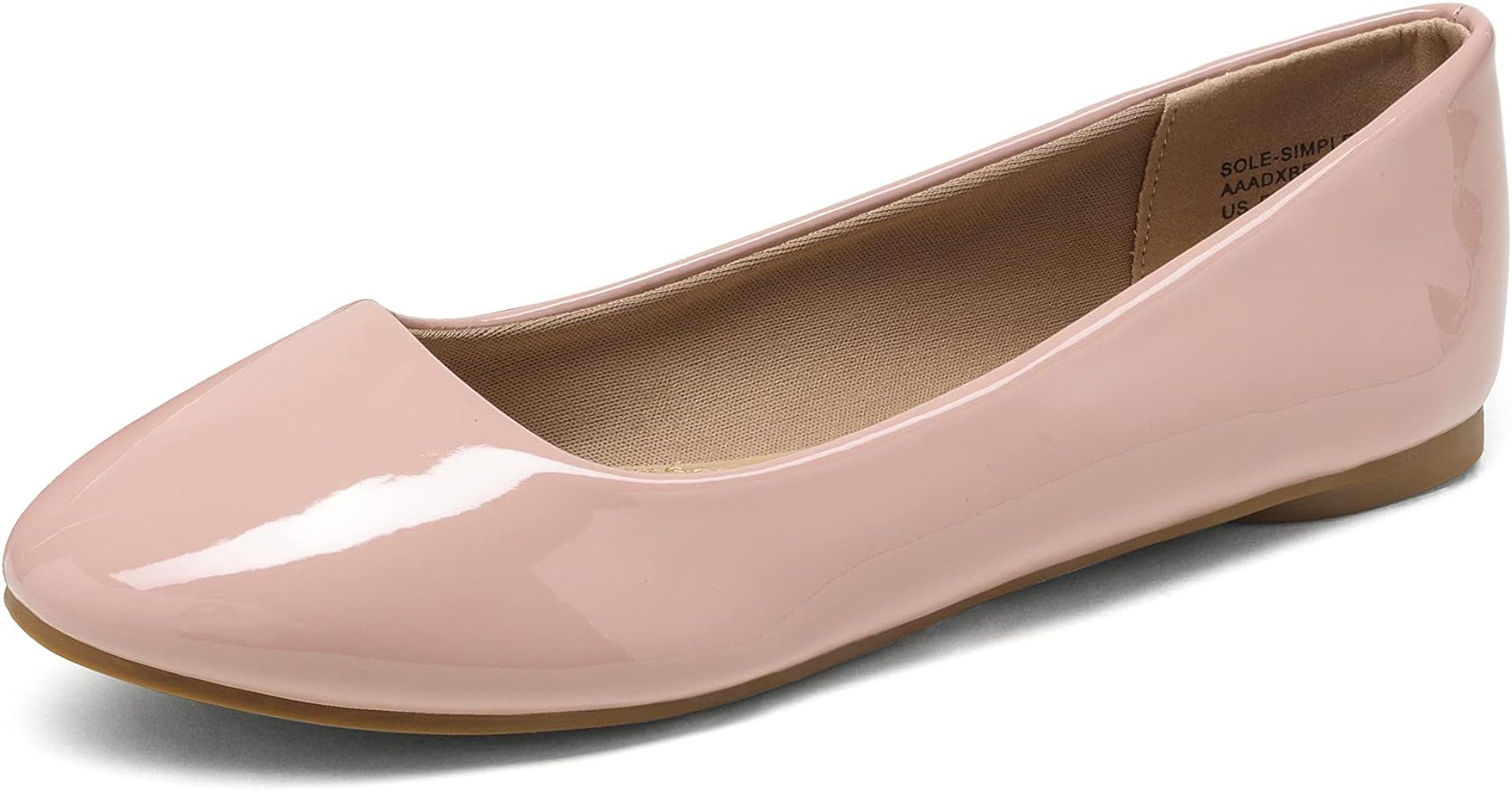 DREAM PAIRS Women's Sole-Simple Ballerina Walking Flats Shoes | Amazon (US)