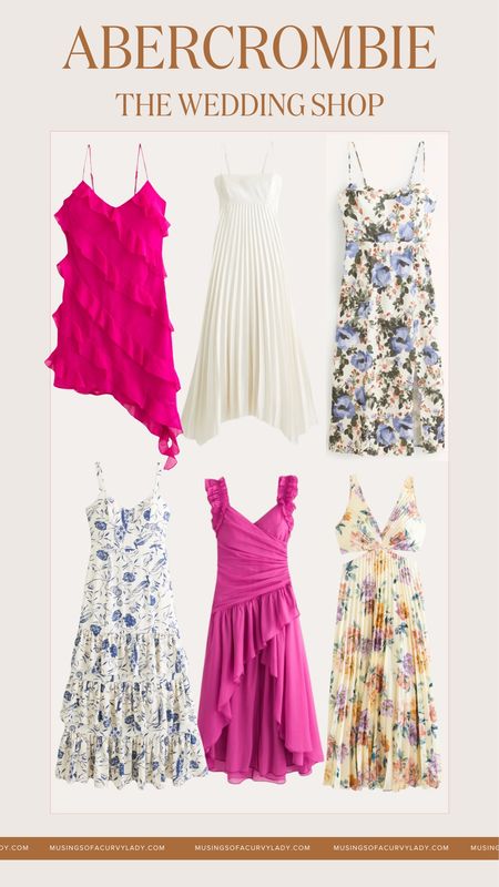 Abercrombie just announced their new wedding shop! Have you check it out yet? Here a some of my favorites🤩💐

plus size fashion, curvy, wedding guest dresses, spring dress, formal wear, spring outfit inspo, vacation fits, floral, abercrombie and fitch, trending styles, style guide, cruise, beach

#LTKstyletip #LTKplussize #LTKwedding