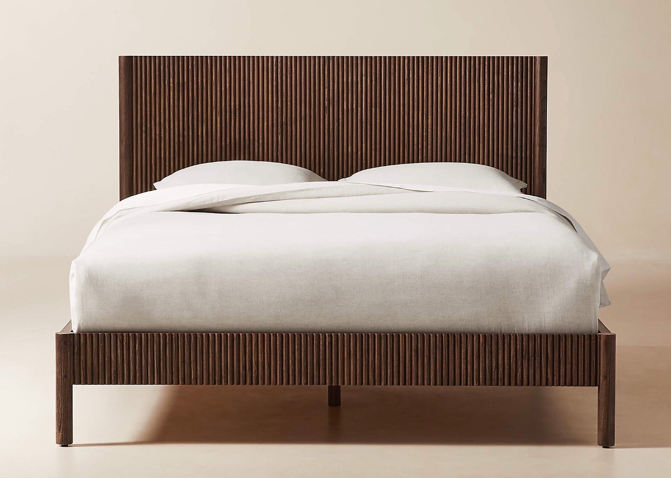 CB2, fluted bed, bedroom, furniture, Siro Dark Mindi Bed

#LTKHome