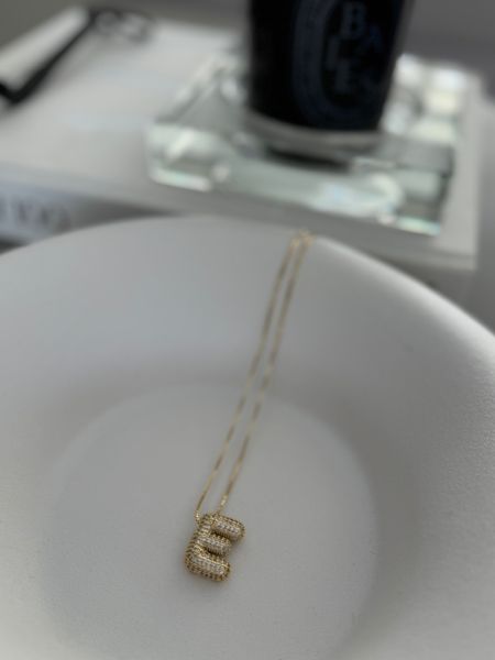 Bubble letter necklace ✨🫧

#amazon 
#amazonfind


#LTKFamily #LTKStyleTip #LTKBeauty