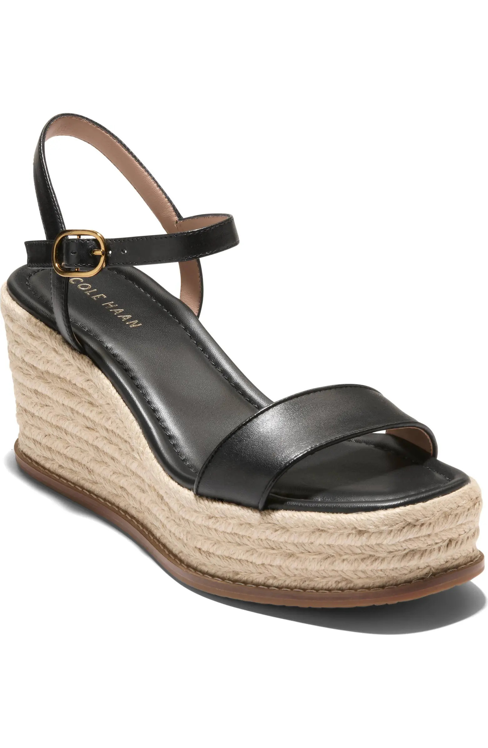 Cole Haan Keeton Cloudfeel Espadrille Ankle Strap Platform Wedge Sandal (Women) | Nordstrom | Nordstrom