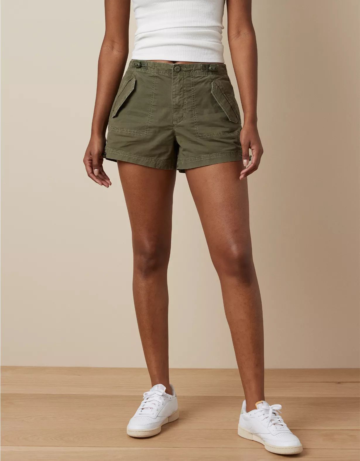 AE Snappy Stretch High-Waisted Short Short | American Eagle Outfitters (US & CA)