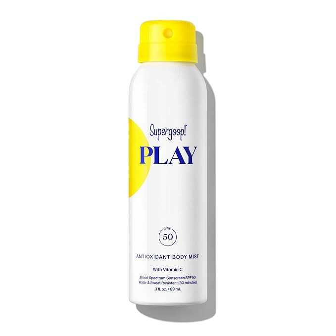 Supergoop! PLAY Antioxidant-Infused Body Mist w/ Vitamin C, 6 fl oz - SPF 50 PA++++ Reef-Friendly... | Amazon (US)