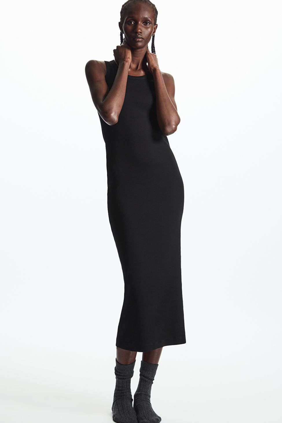 RIBBED TUBE DRESS - BLACK - Dresses - COS | COS (US)