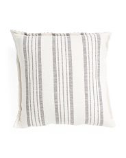 22x22 Slub Stripe Pillow | Marshalls