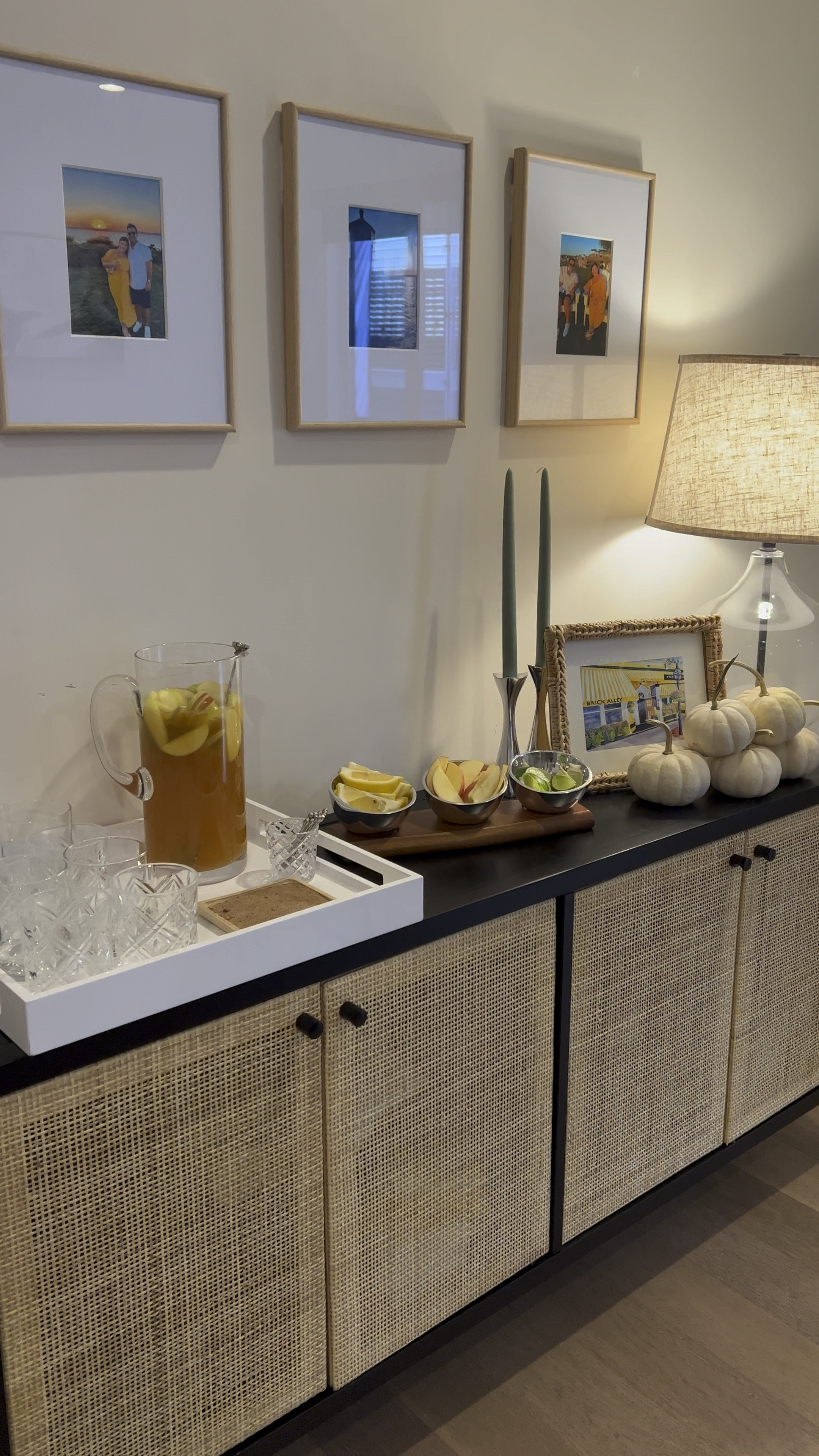 Fall bar styling with the cutest & most affordable side board. 

#LTKHome