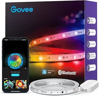 Govee RGBIC LED Strip Lights, 16.4ft Smart LED Lights for Bedroom, Bluetooth LED Lights APP Contr... | Amazon (US)