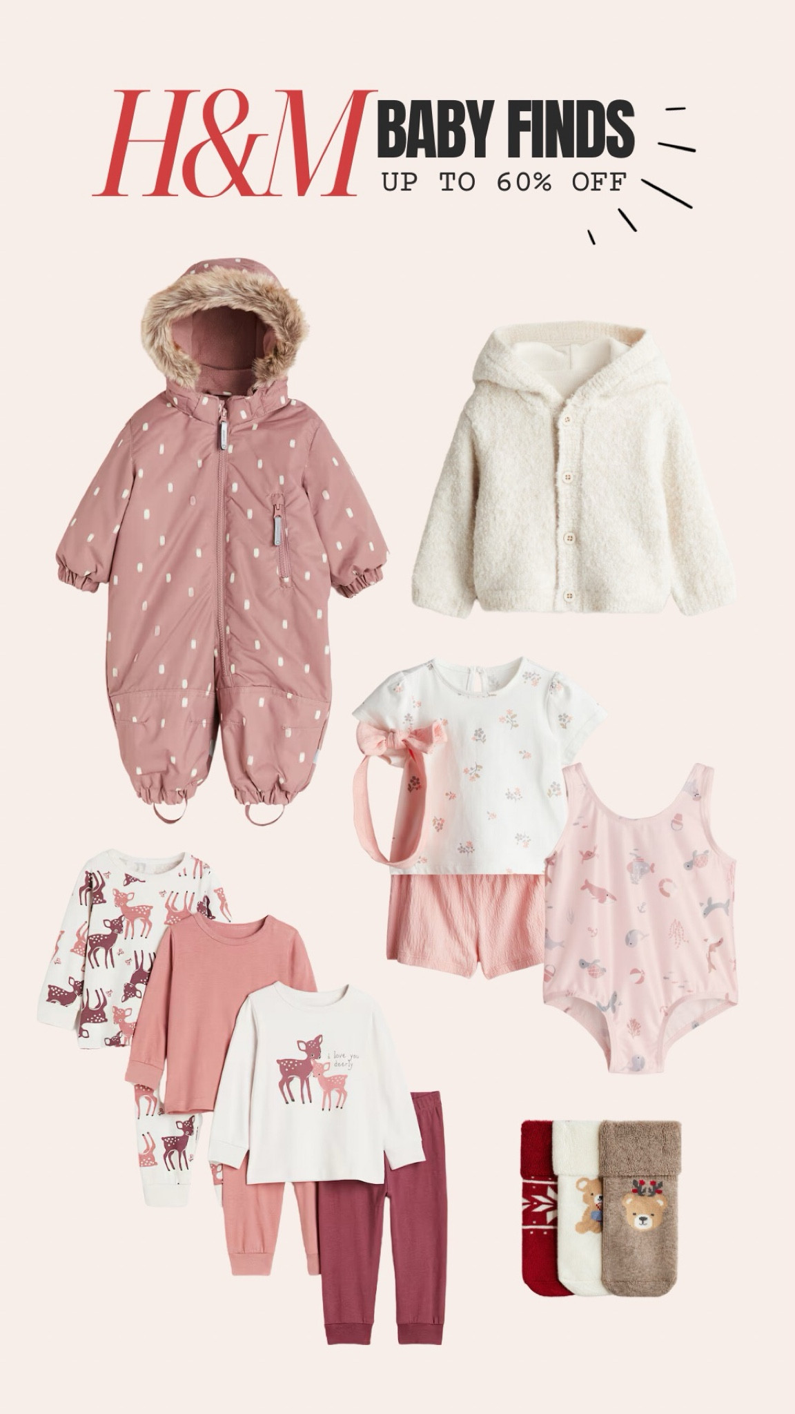Up to 60% off at H&M 💕

#LTKSaleAlert #LTKFindsUnder50 #LTKBaby