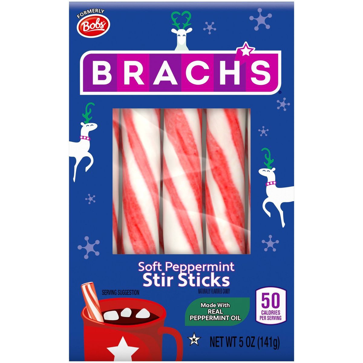 Brach's Sweet Stripes Holiday Peppermint Sticks - 5oz | Target