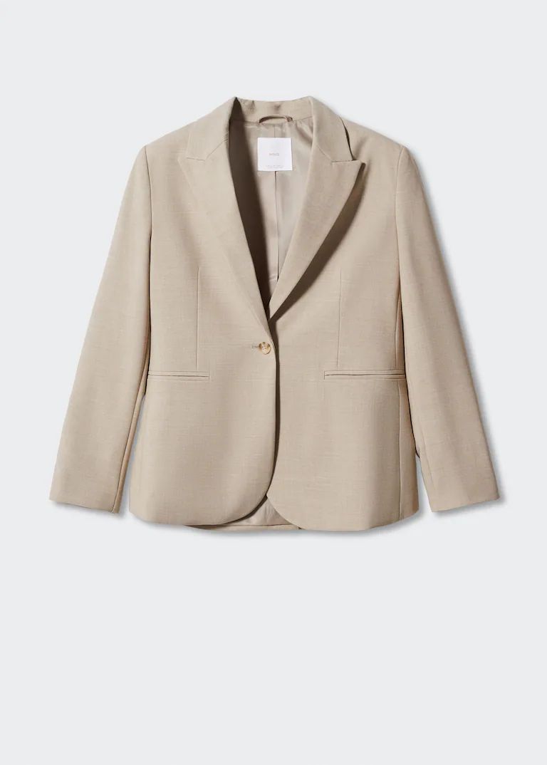 Suit jacket with buttons | MANGO (UK)