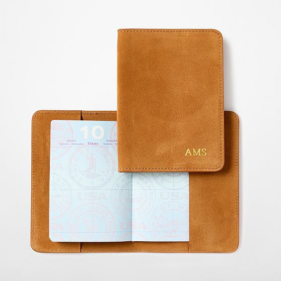 Soho Suede Passport Case | Mark and Graham