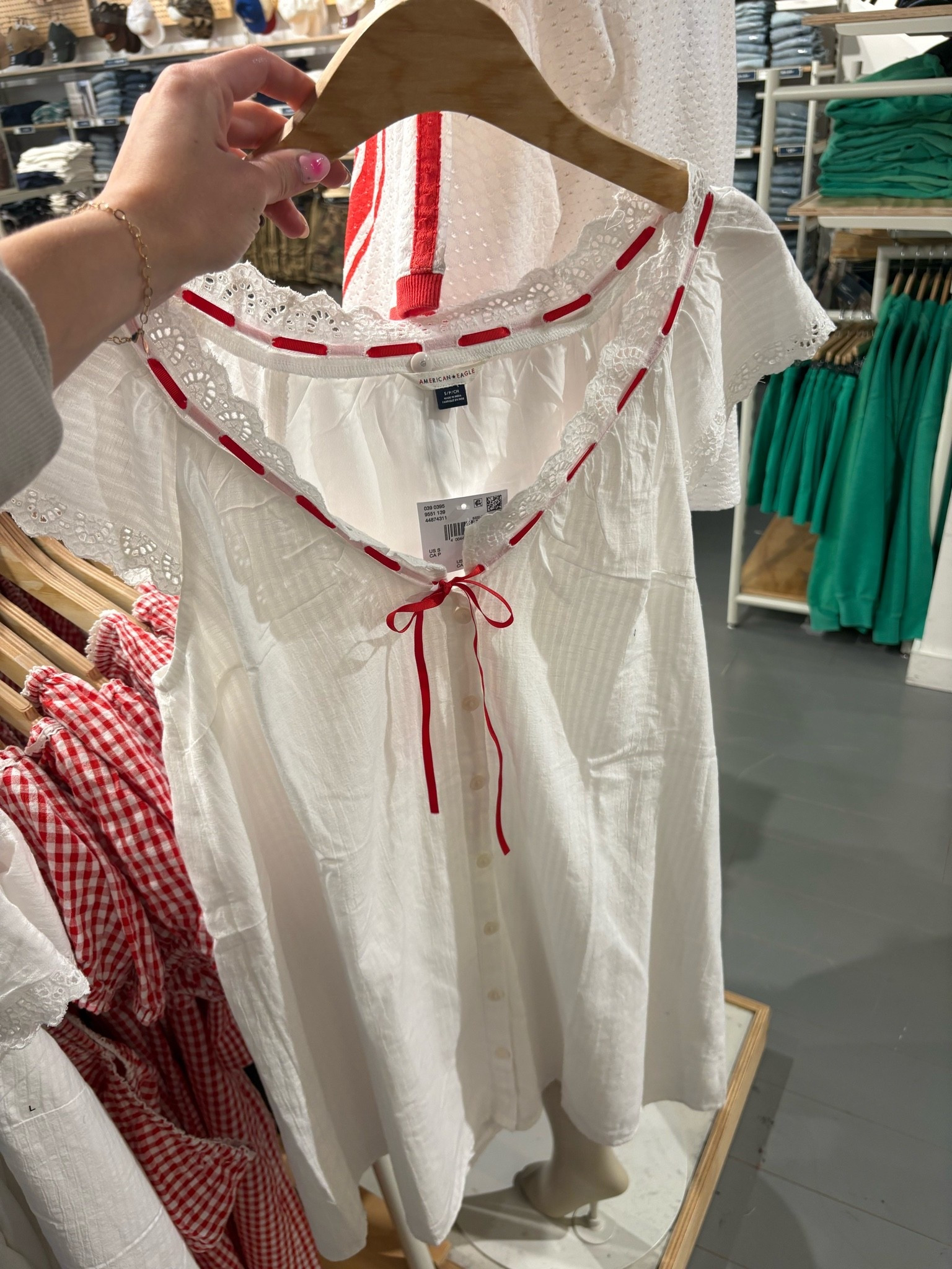 Ruffled mini dress @Aerie ❣️
