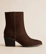 Samda Whip Stitch Heeled Ankle Boot | Buckle