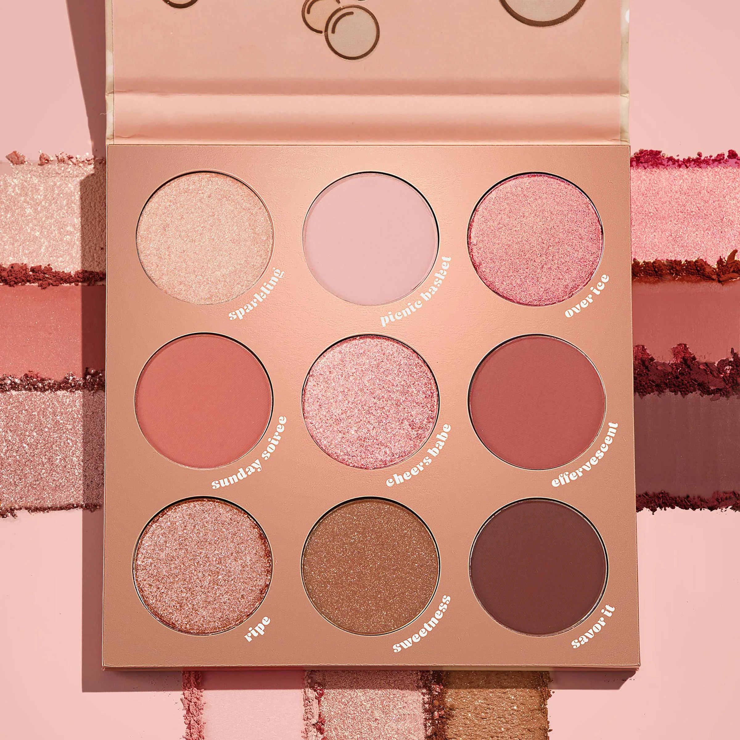 By The Rosé Eye Shadow Palette in Pink | ColourPop | Colourpop