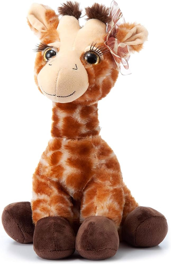 The Petting Zoo Lash'z Giraffe Stuffed Animal Plushie, Kids Gifts, 12 in | Amazon (US)
