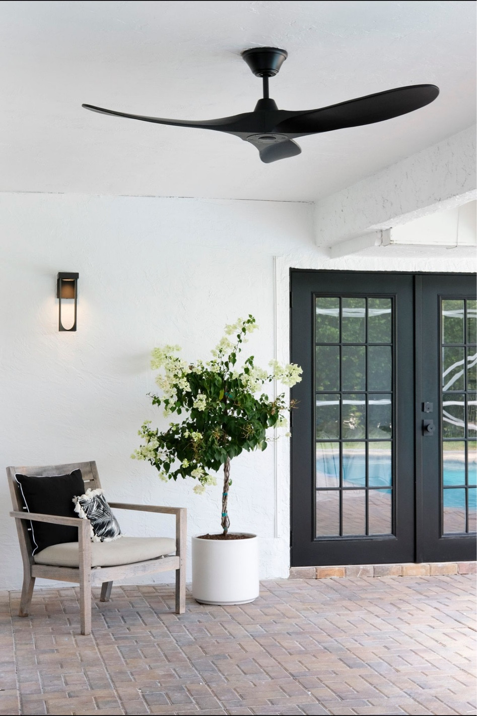 Outdoor ceiling fan! 
#homesweetjones 

#LTKunder100 #LTKhome #LTKunder50